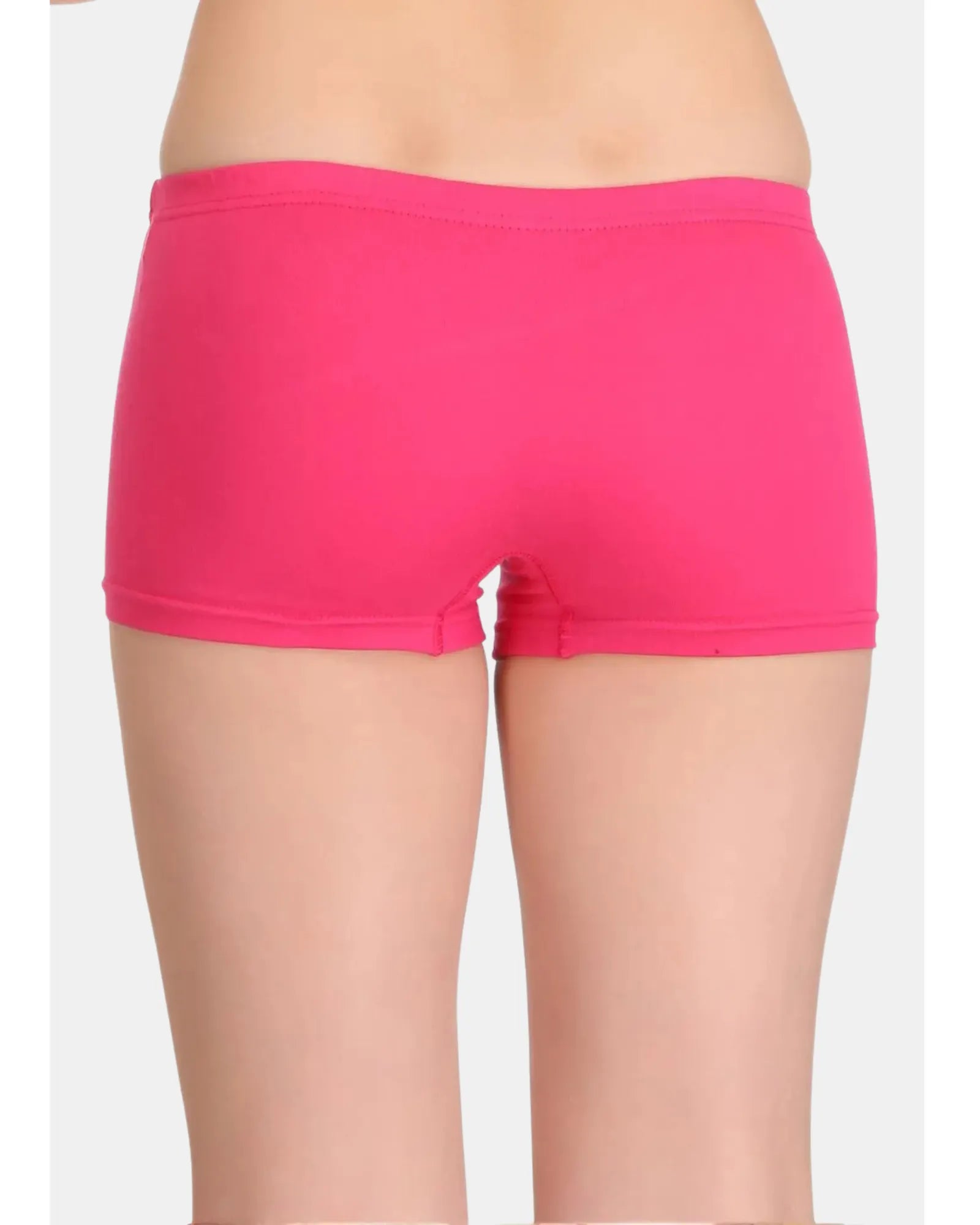 Swanz  High-Rise Cotton Stretch Boyshorts Full Coverage, Seamless Comfort Everyday Essentials (Pack Of 5)