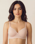Everyday Lightly Padded Non-Wired Polyamide Bonded Bra (TW-95991 Peach)