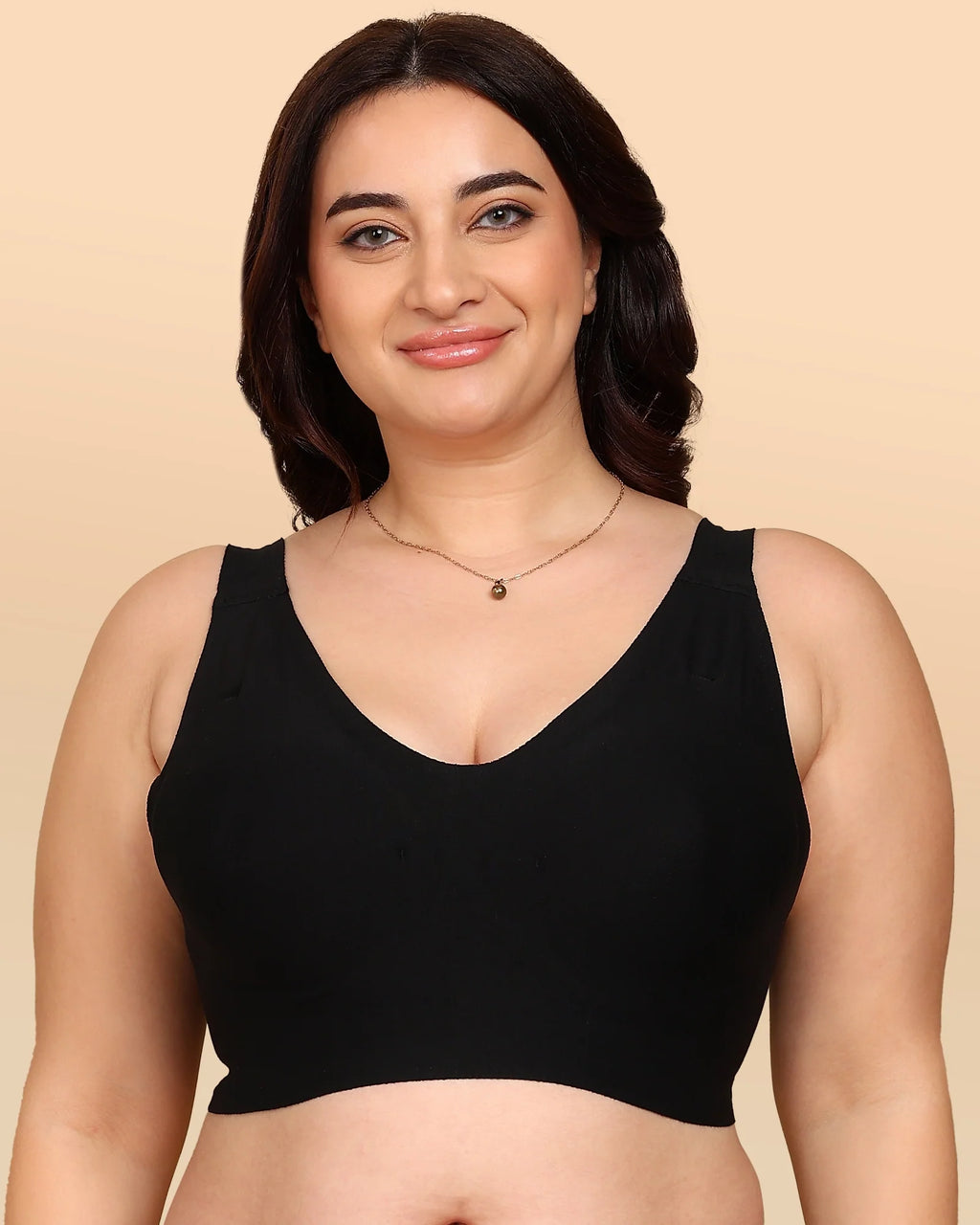 Swanz  Bonded Breathable Cotton Padded Full-Coverage Bra (SB-938)