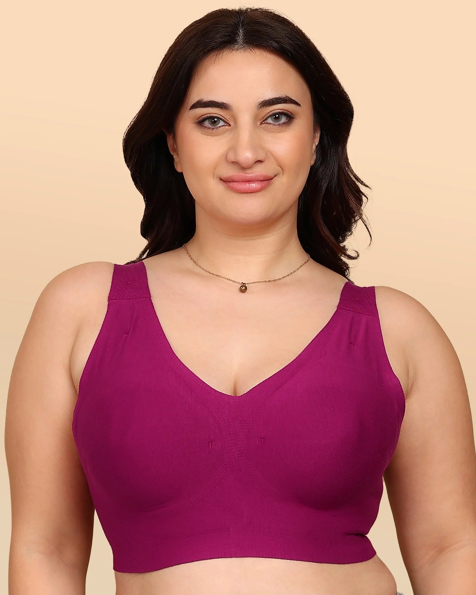 Swanz  Bonded Breathable Cotton Padded Full-Coverage Bra (SB-938)