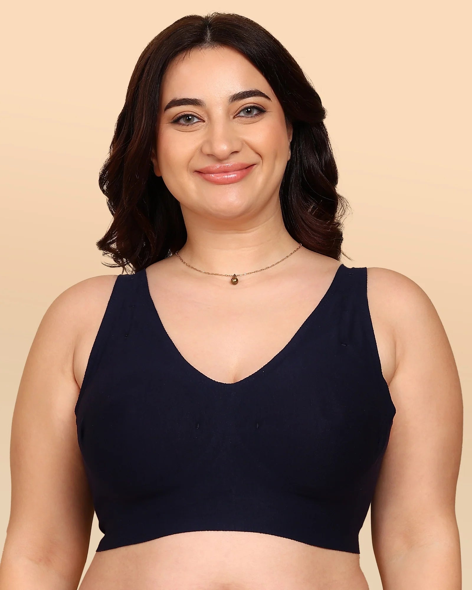 Swanz  Bonded Breathable Cotton Plus-Size Padded Full-Coverage Bra (TW-SB-918)