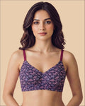 Polyamide Padded Printed Bonded Bra (SB-6826 PR)