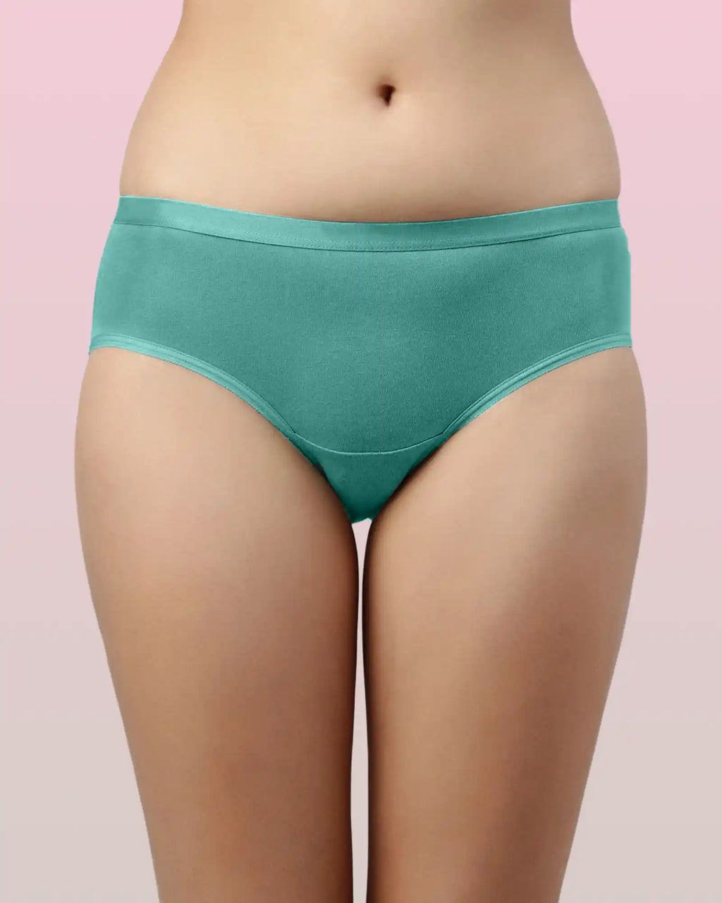 Swanz  High Coverage Cotton Spandex Hipster Panty with Stay-Fresh Treatment (Pack of 6)