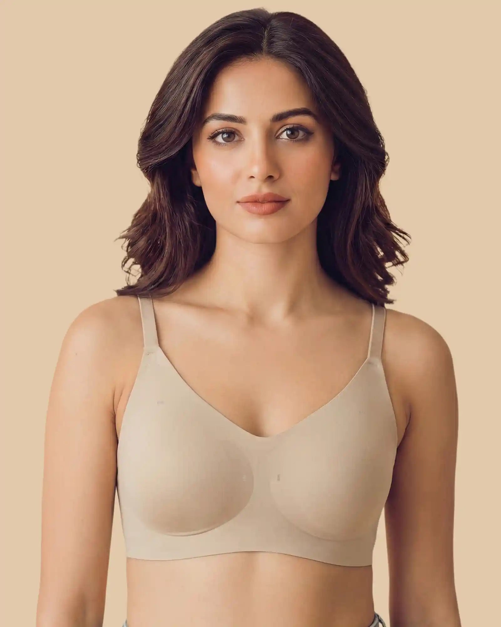 Polyamide Padded Full Coverage Bonded Bra (SB-968)(Skin)
