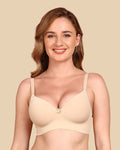 Swanz  Bonded Polyamide Lightly Padded Bra (Level 1 Padding) (SB-95991) (Skin)