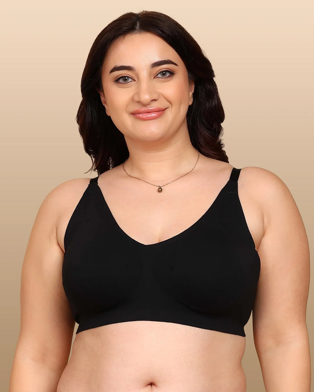 Swanz  Bonded Breathable Cotton Padded Full-Coverage Bra (SB-938)