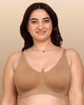 Swanz  Bonded Breathable Cotton Padded Full-Coverage Bra (SB-938)