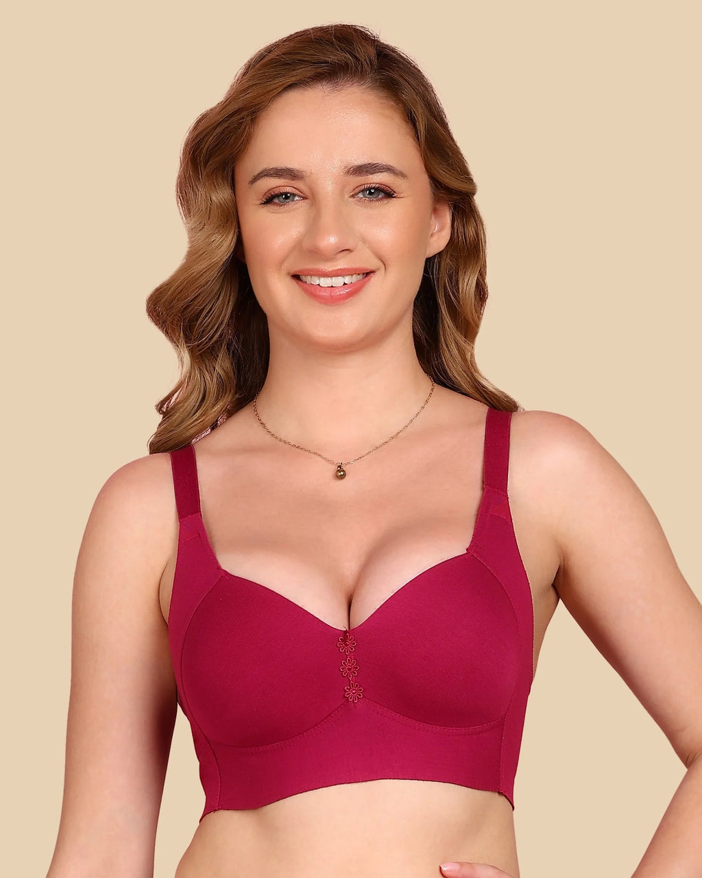 Swanz  Bonded Breathable Cotton Plus-Size Padded M-Frame Minimiser (TW-SB-9203)