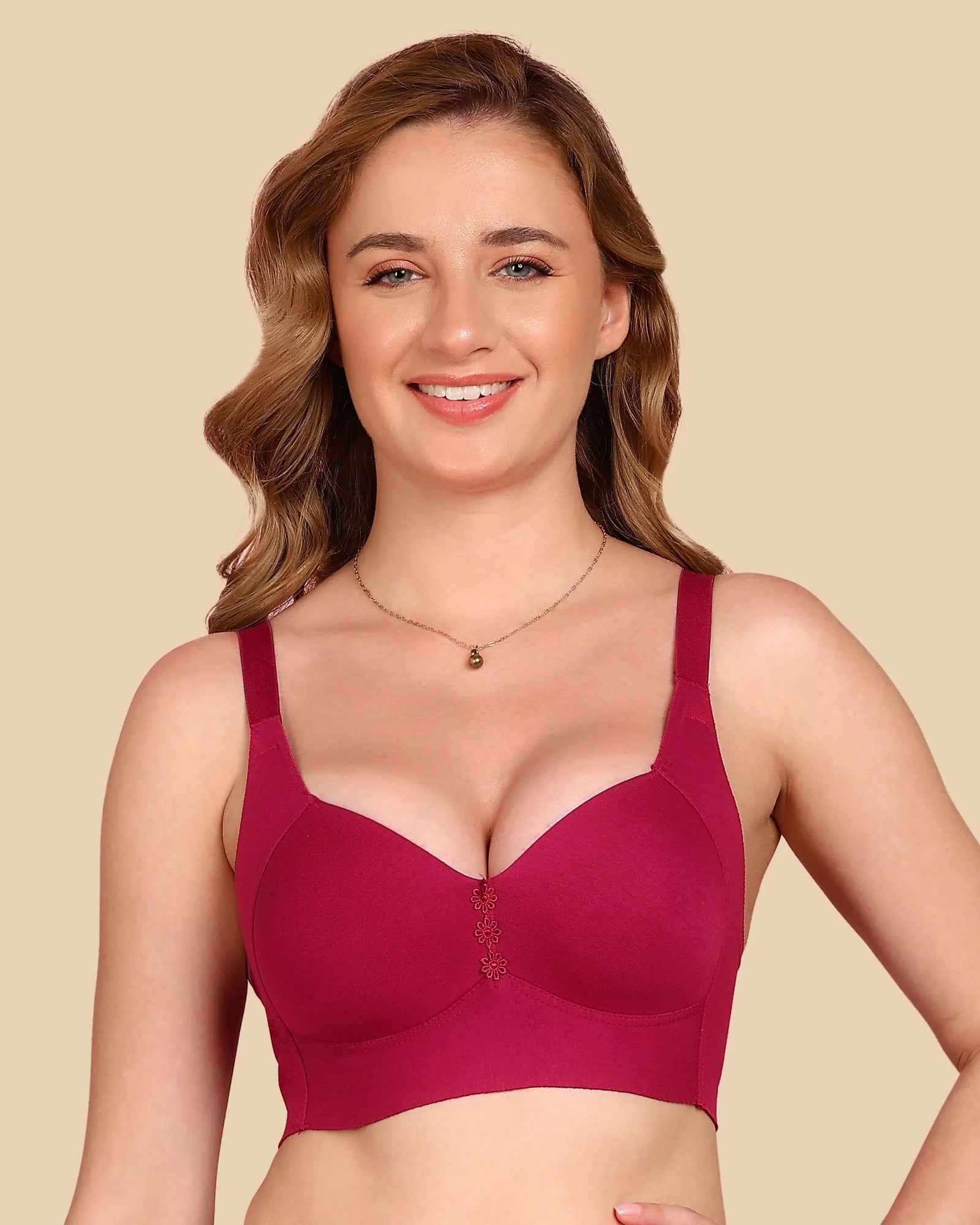 Swanz  Bonded Breathable Cotton Plus-Size Padded M-Frame Minimiser (TW-SB-9203)