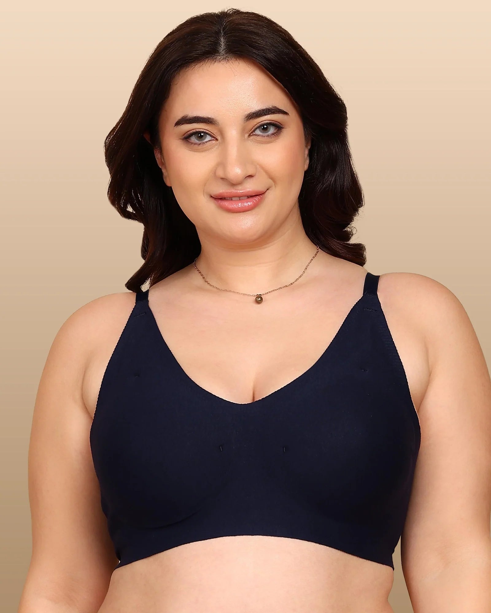 Swanz  Bonded Breathable Cotton Padded Full-Coverage Bra (SB-938)