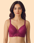 Cotton Padded Bonded Lace Bra (TW-SB-5802)