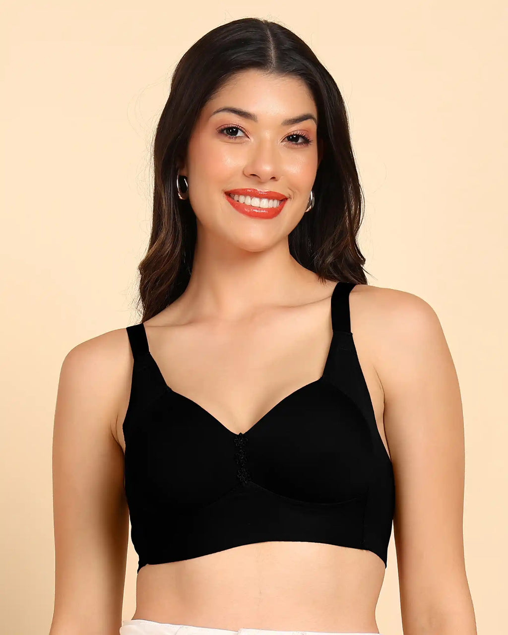 Swanz  Bonded Breathable Cotton Plus-Size Padded M-Frame Minimiser (SB-9203)