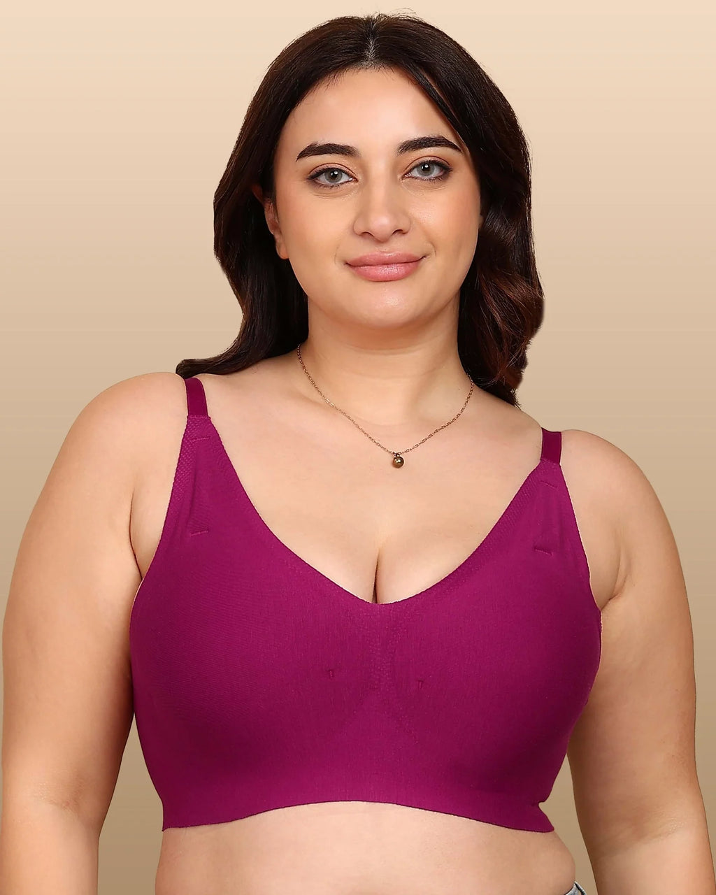 Swanz  Bonded Breathable Cotton Padded Full-Coverage Bra (SB-938)