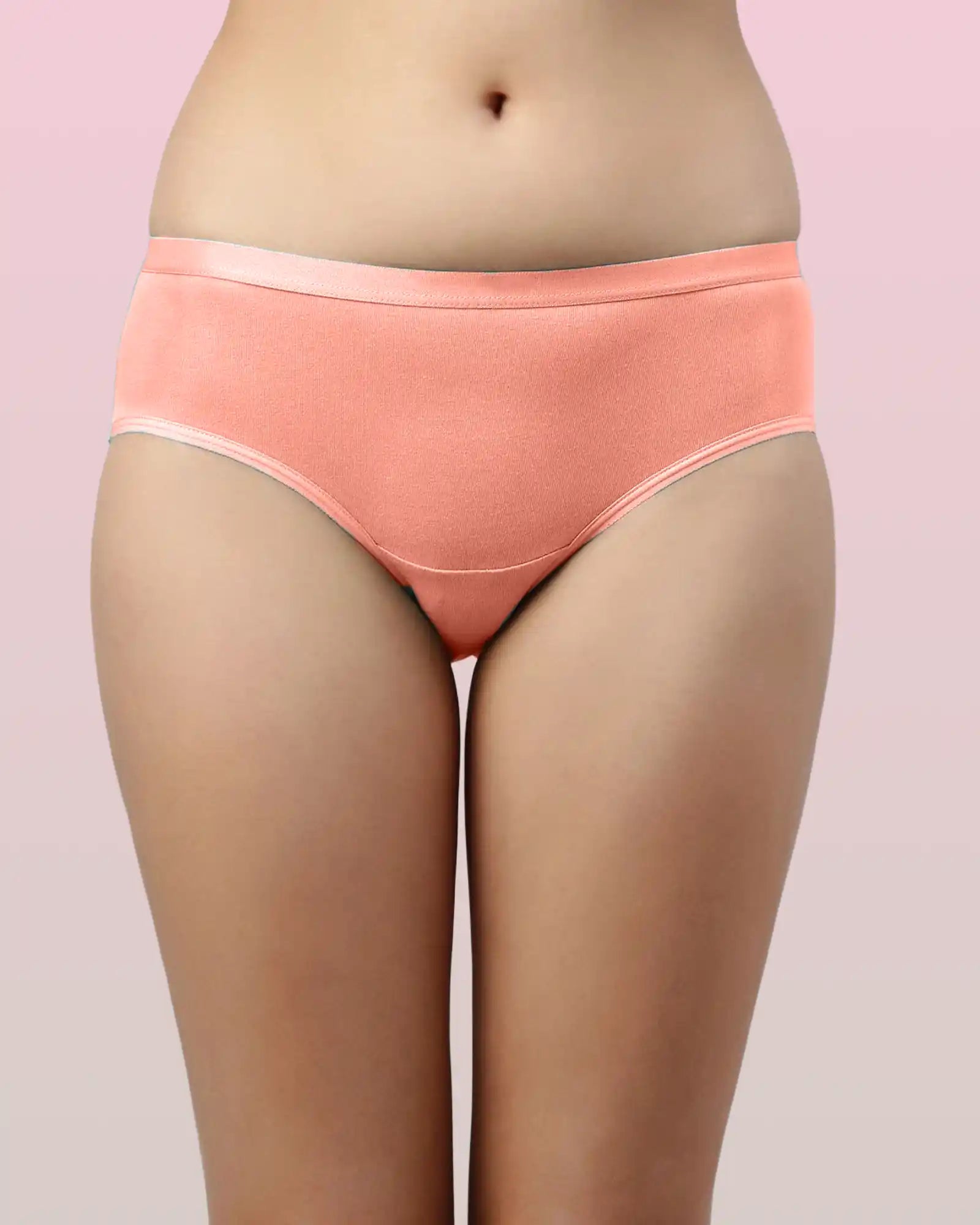 Swanz  High Coverage Cotton Spandex Hipster Panty with Stay-Fresh Treatment (Pack of 3)