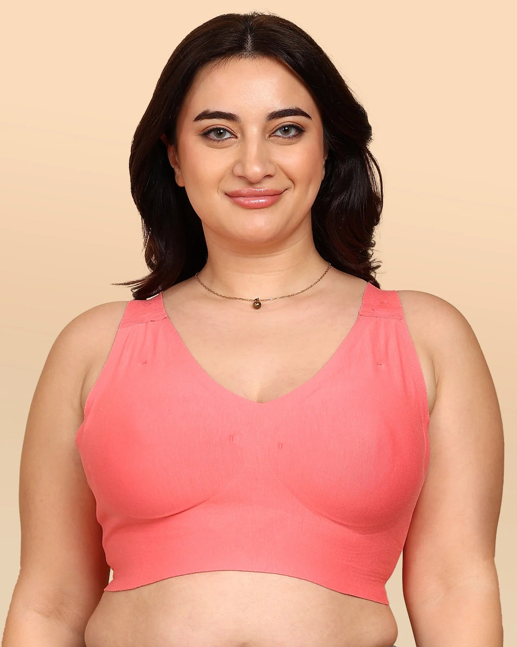 Swanz  Bonded Breathable Cotton Padded Full-Coverage Bra (SB-938)