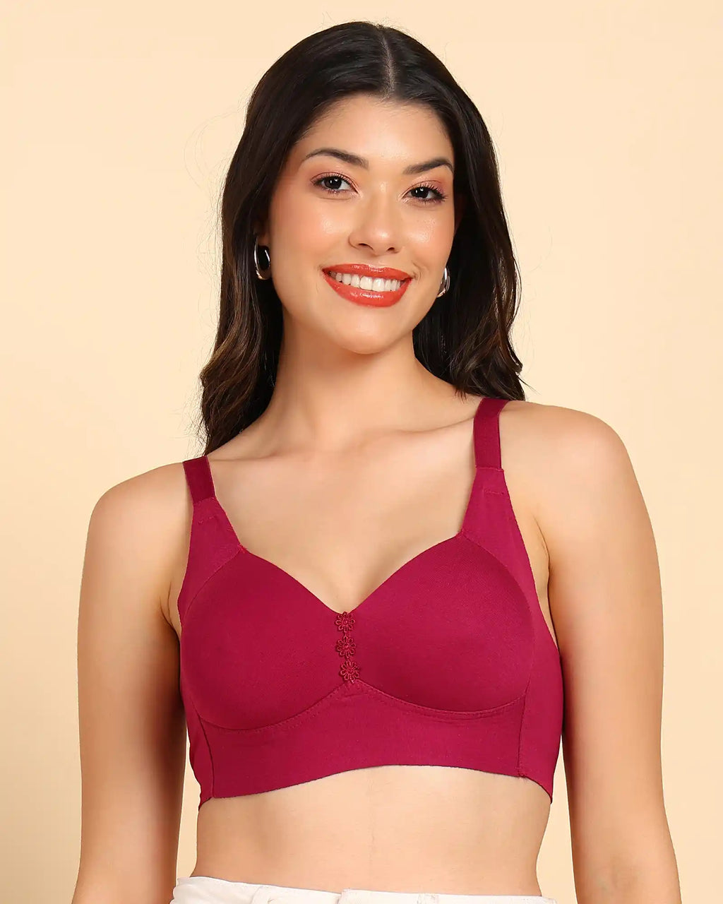 Swanz  Bonded Breathable Cotton Plus-Size Padded M-Frame Minimiser (SB-9203)