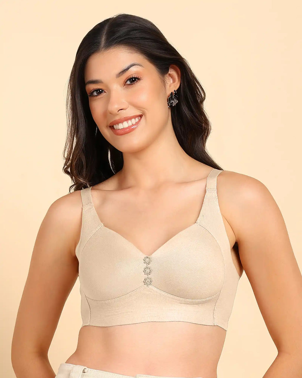 Swanz  Bonded Breathable Cotton Plus-Size Padded M-Frame Minimiser (SB-9203)