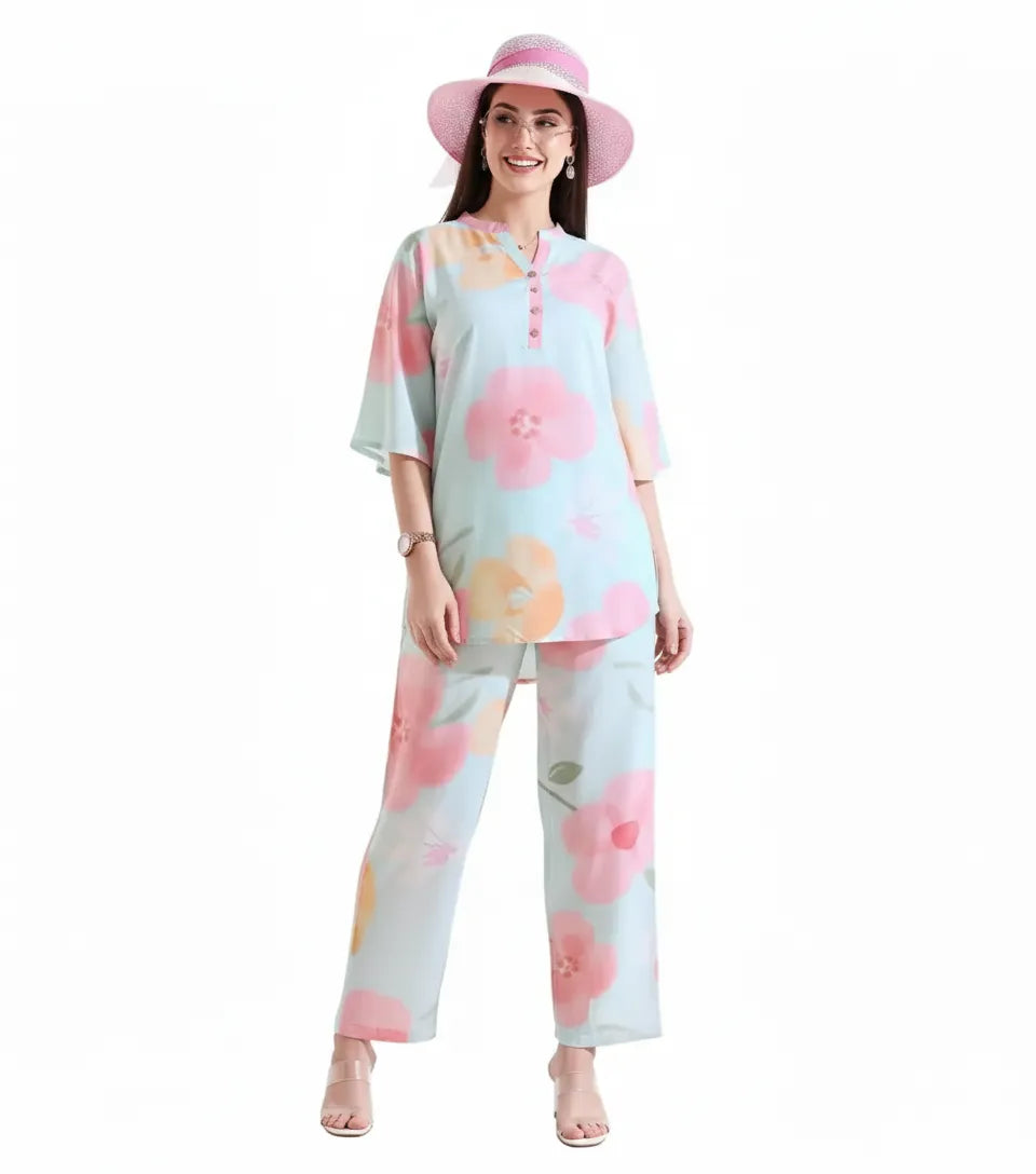 Arolisa  Women’s Premium Rayon Printed Night Suit Set – Soft, Stylish & Ultra-Comfortable Loungewear