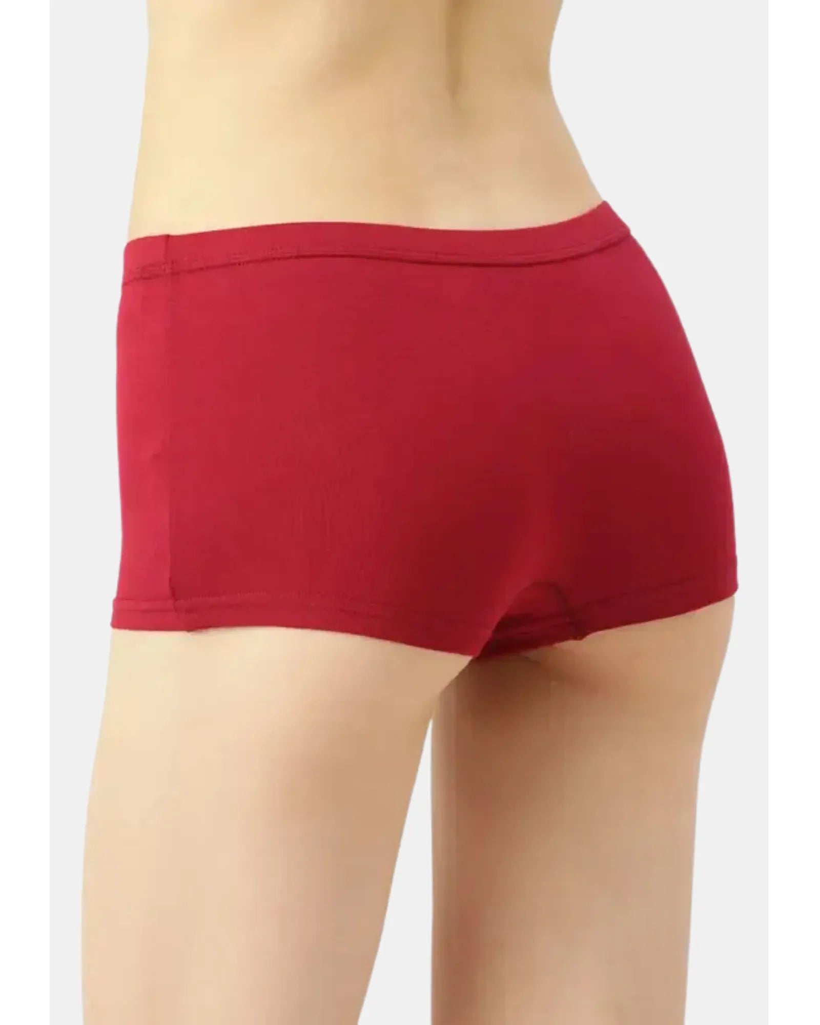 Swanz  High-Rise Cotton Stretch Boyshorts Full Coverage, Seamless Comfort Everyday Essentials (Pack Of 3)