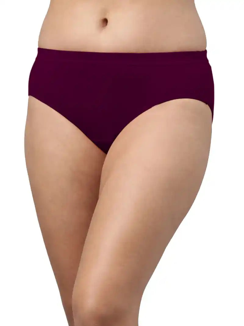 Swanz  Cotton Classic Antimicrobial Hipster Panty Soft, Breathable & Stain-Resistant Everyday Comfort (Pack of 3)