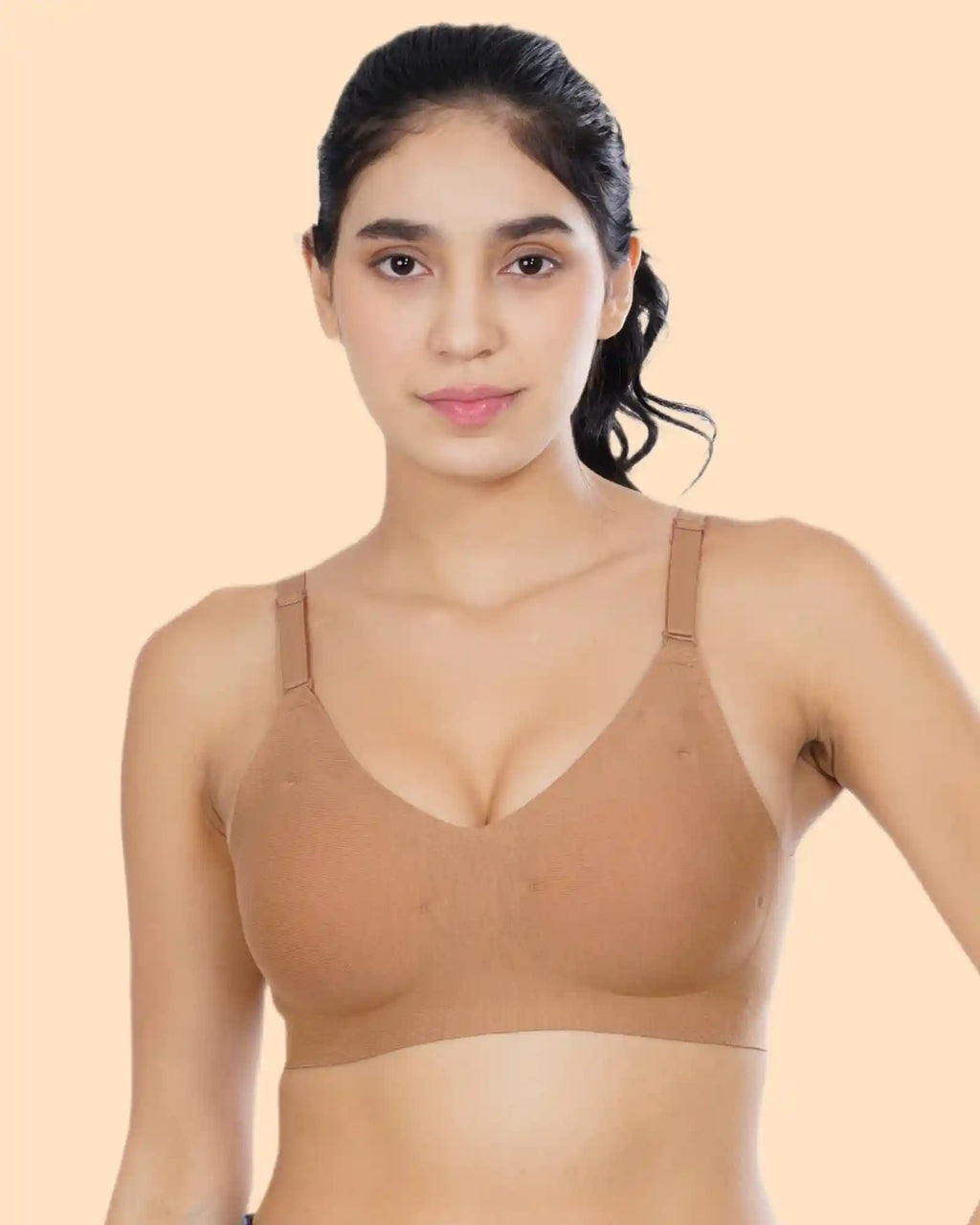 Cotton Padded Bonded Backless Everyday Bra (TW-SB-9851-FWN)