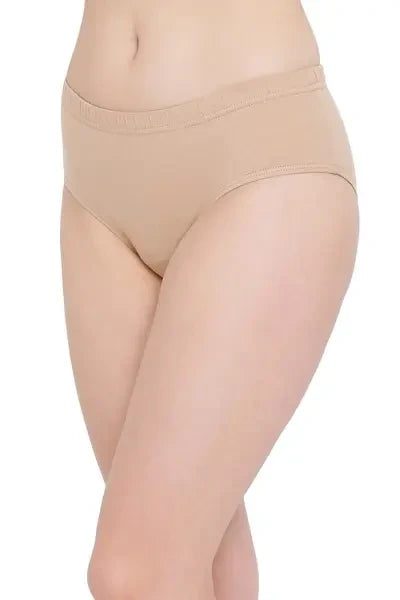 Swanz  Cotton Classic Antimicrobial Hipster Panty Soft, Breathable & Stain-Resistant Everyday Comfort (Pack of 6)