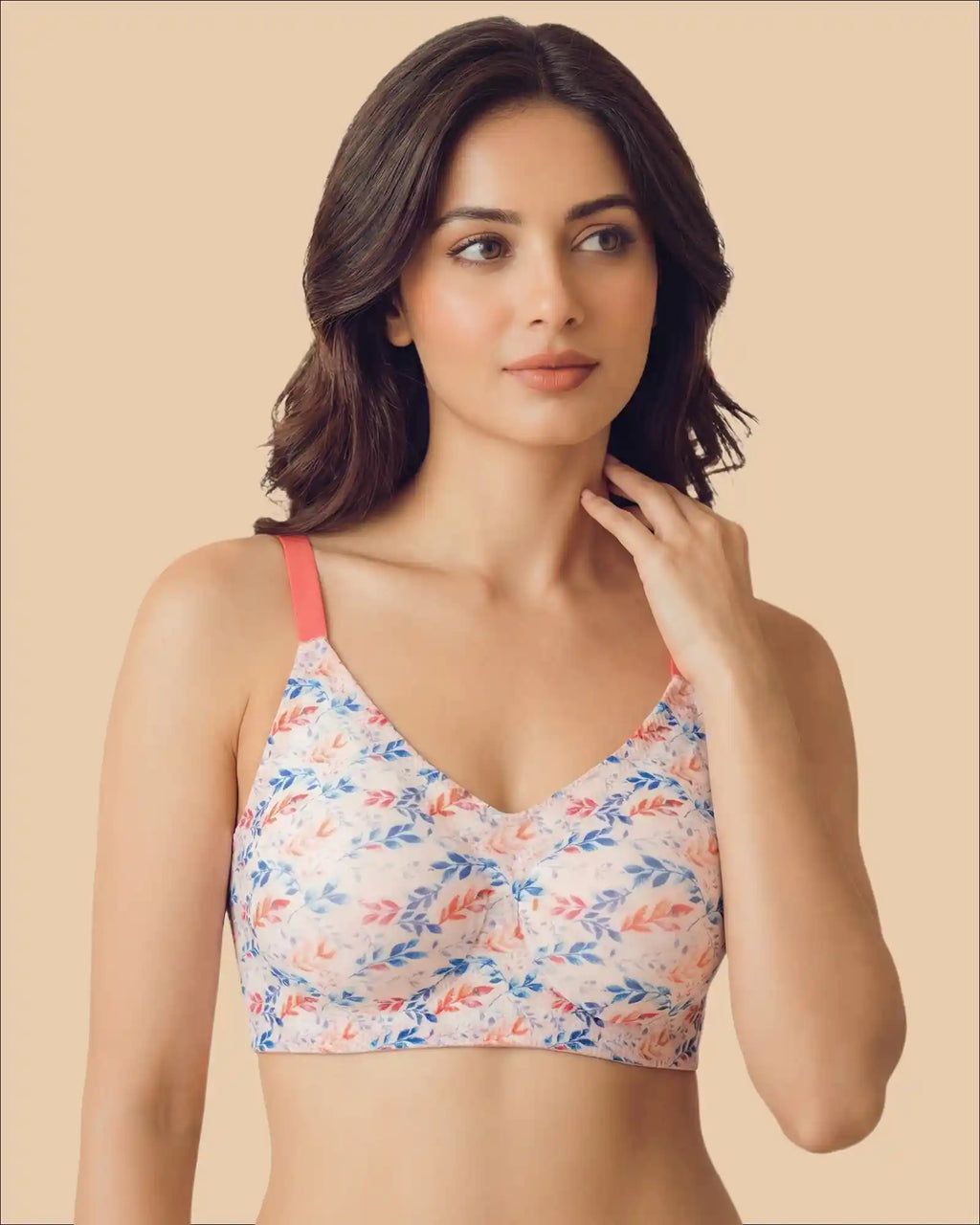 Polyamide Padded Printed Bonded Bra  (SB-6825 PR)