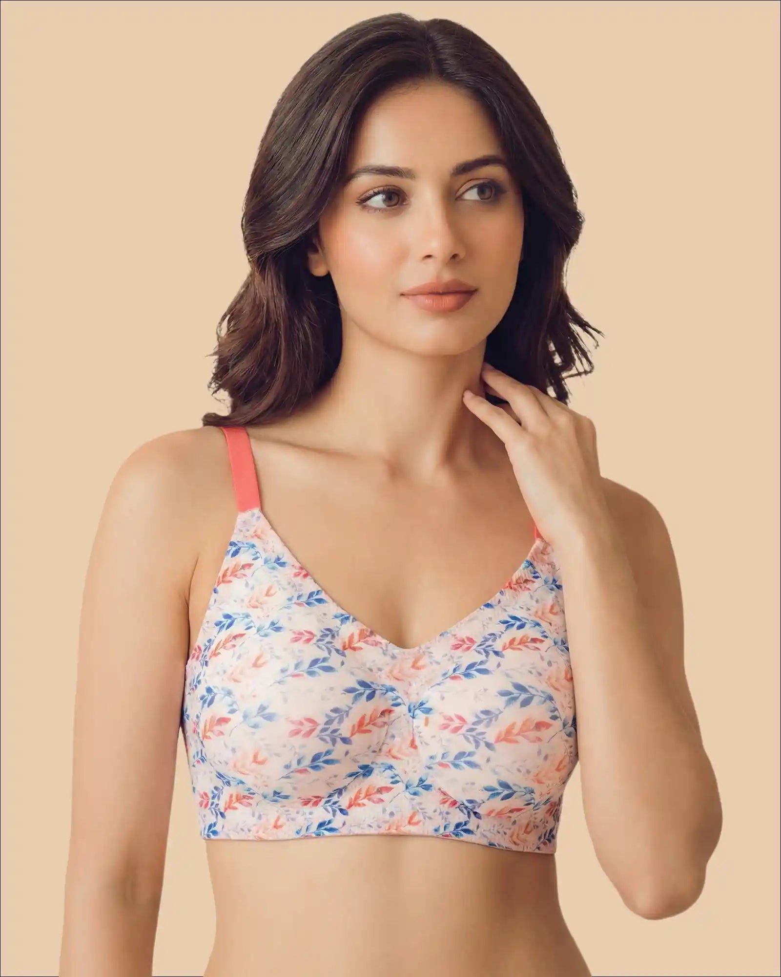 Polyamide Padded Printed Bonded Bra  (SB-6825 PR)