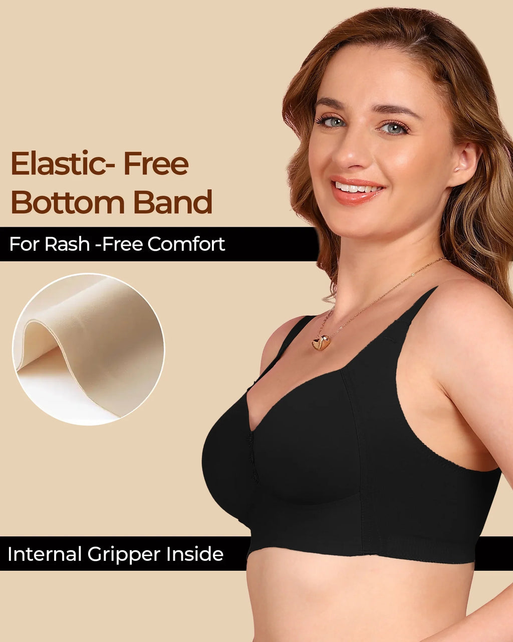 Swanz  Bonded Breathable Cotton Plus-Size Padded M-Frame Minimiser (TW-SB-9203)