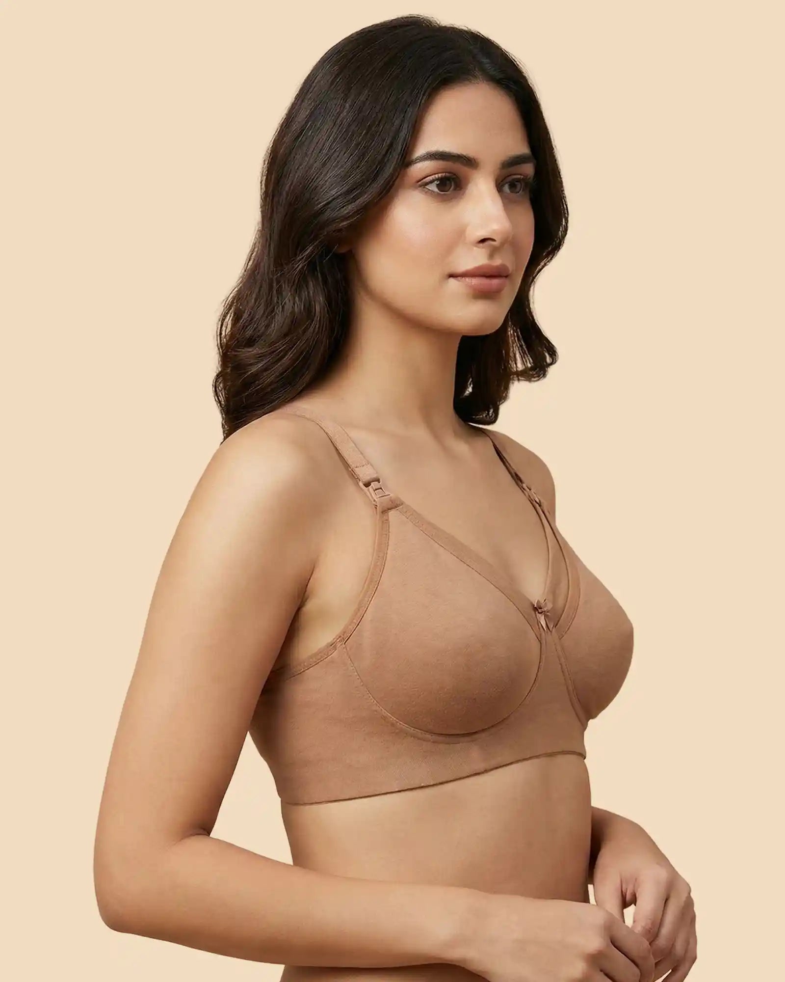 Cotton Non-Padded Bonded Comfortable Feeding Bra (TW-SB-9502-FWN)