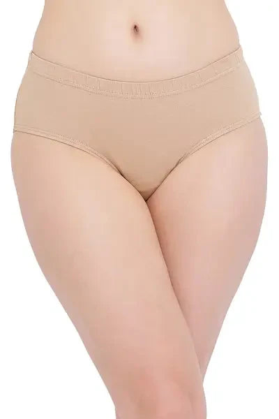 Swanz  Cotton Classic Antimicrobial Hipster Panty Soft, Breathable & Stain-Resistant Everyday Comfort (Pack of 6)