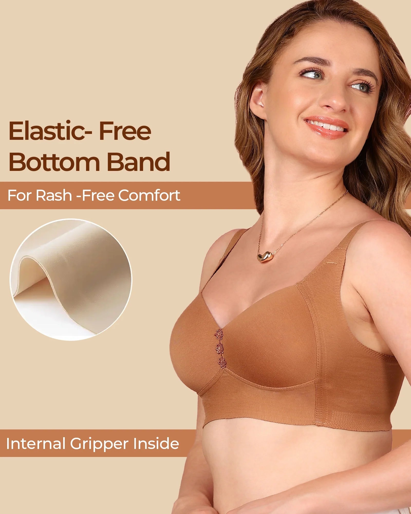 Swanz  Bonded Breathable Cotton Plus-Size Padded M-Frame Minimiser (TW-SB-9203)