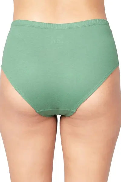 Swanz  Cotton Classic Antimicrobial Hipster Panty Soft, Breathable & Stain-Resistant Everyday Comfort (Pack of 6)