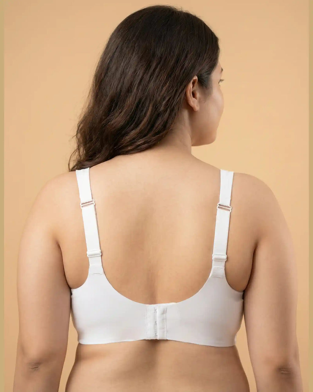 Cotton Padded Full Coverage Bonded Bra (SB-938-White)