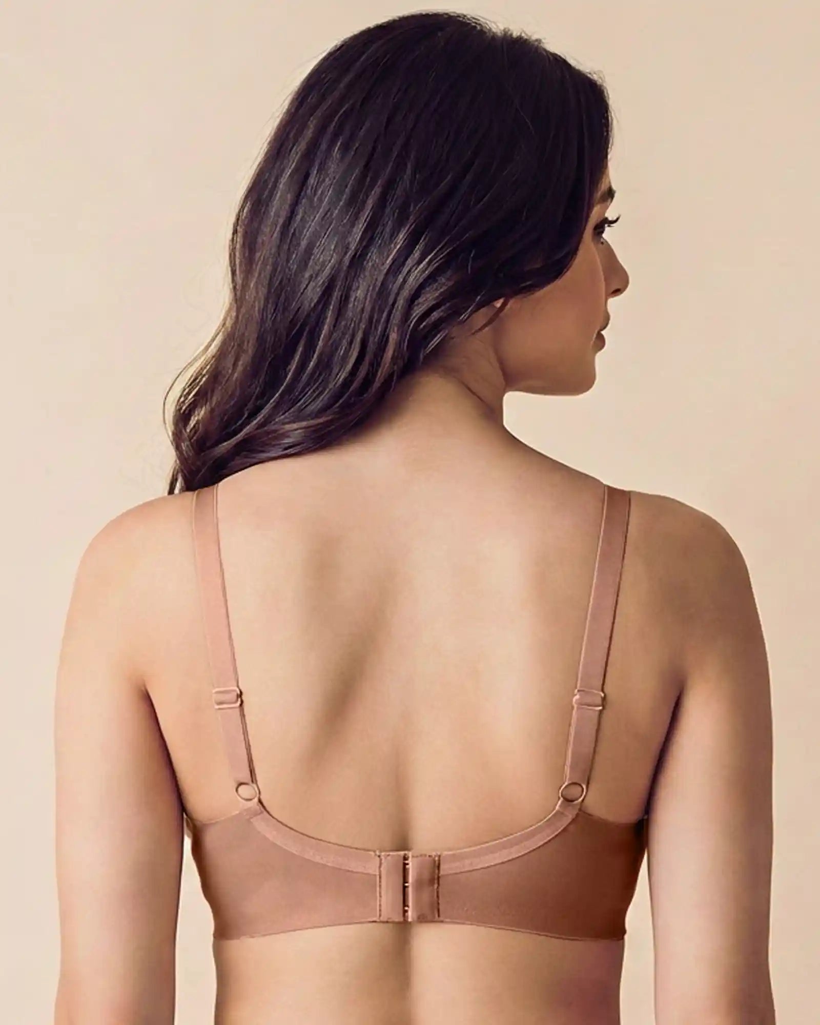 Cotton Non-wired Maximiser Push-Up Bonded Bra (Level-2 Padding) with 3/4th Coverage (SB-97015) (Fawn)
