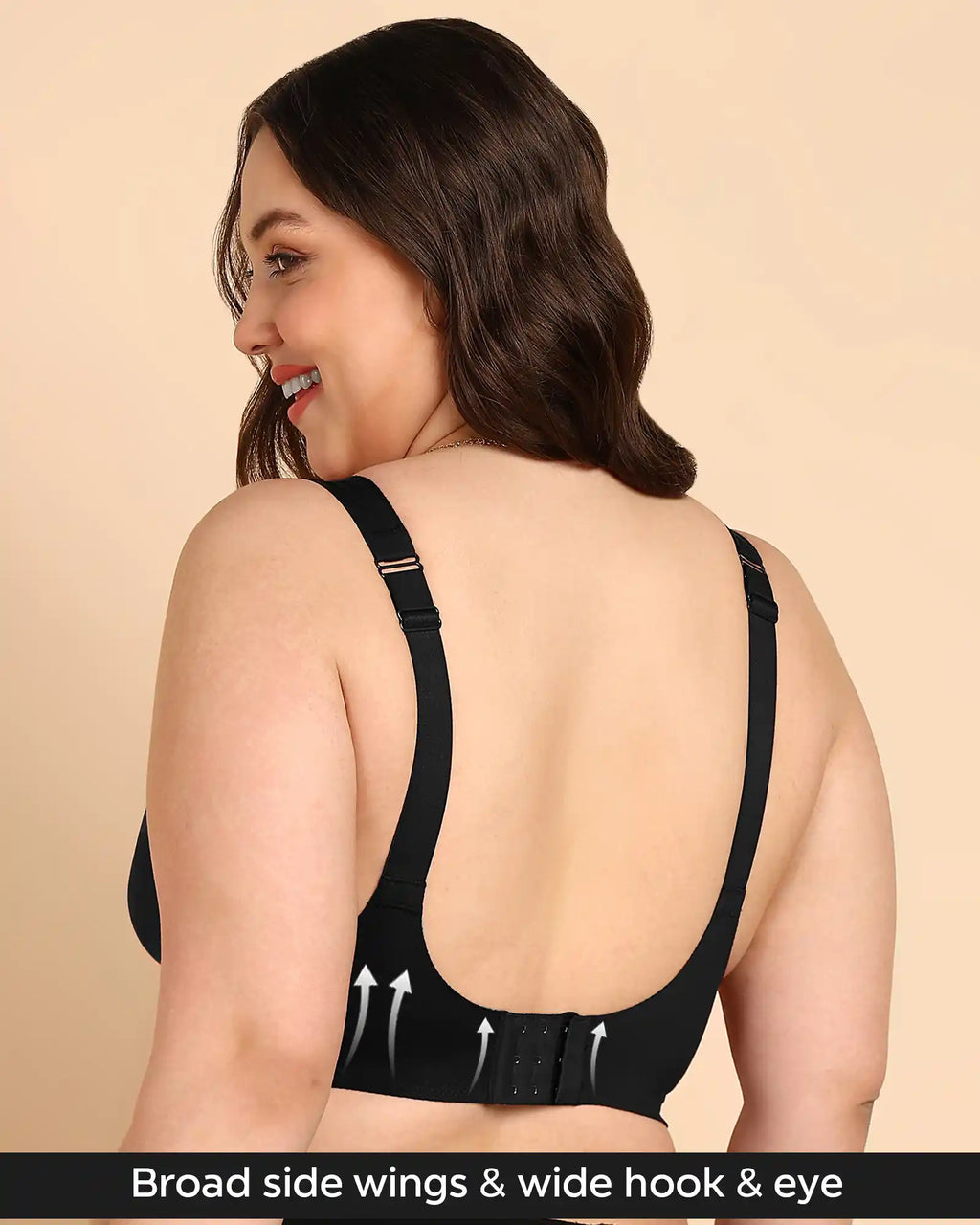 Swanz  Bonded Breathable Cotton Padded Full-Coverage Bra (SB-938)