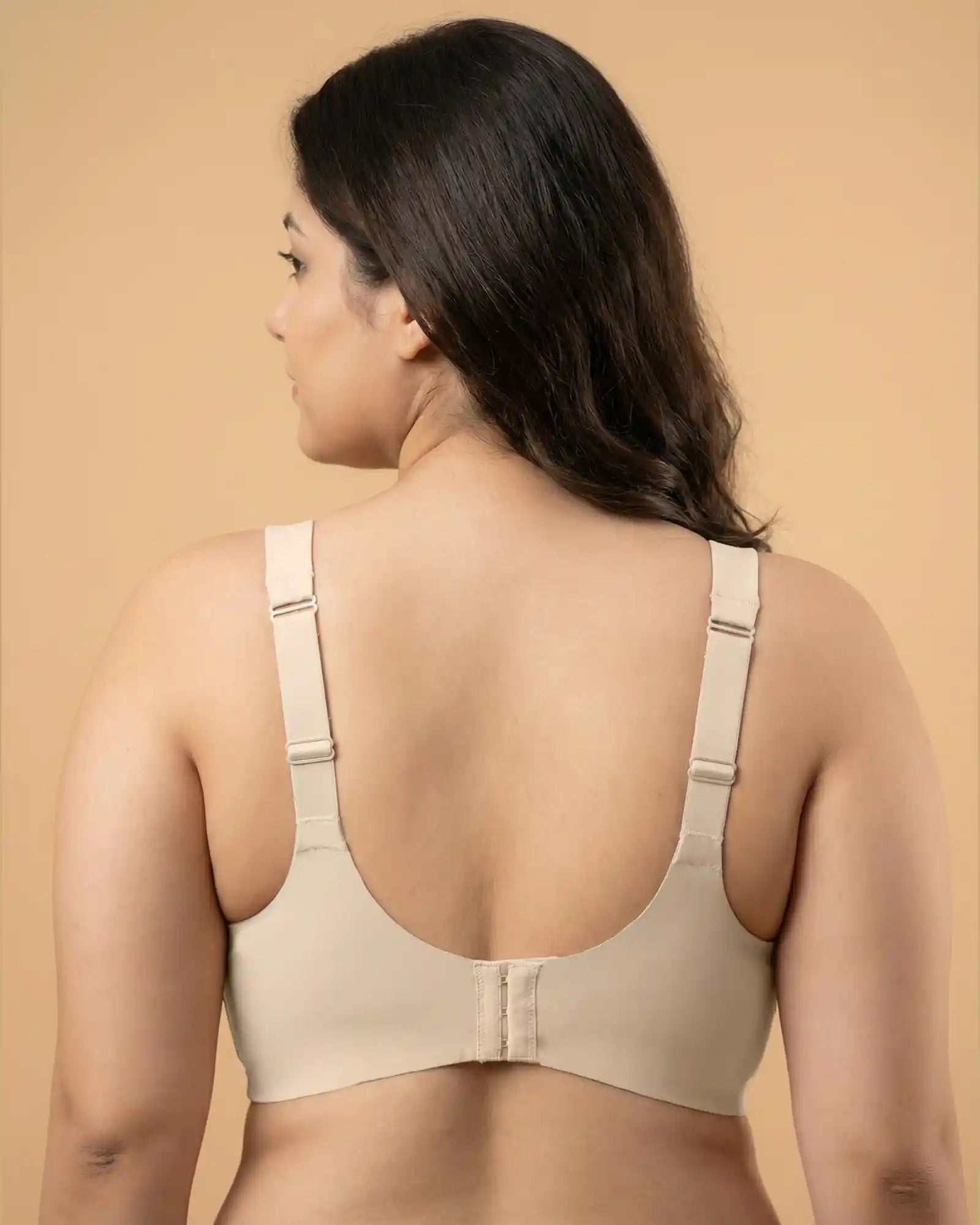 Cotton Padded Full Coverage Bonded Bra (SB-938-Skin)