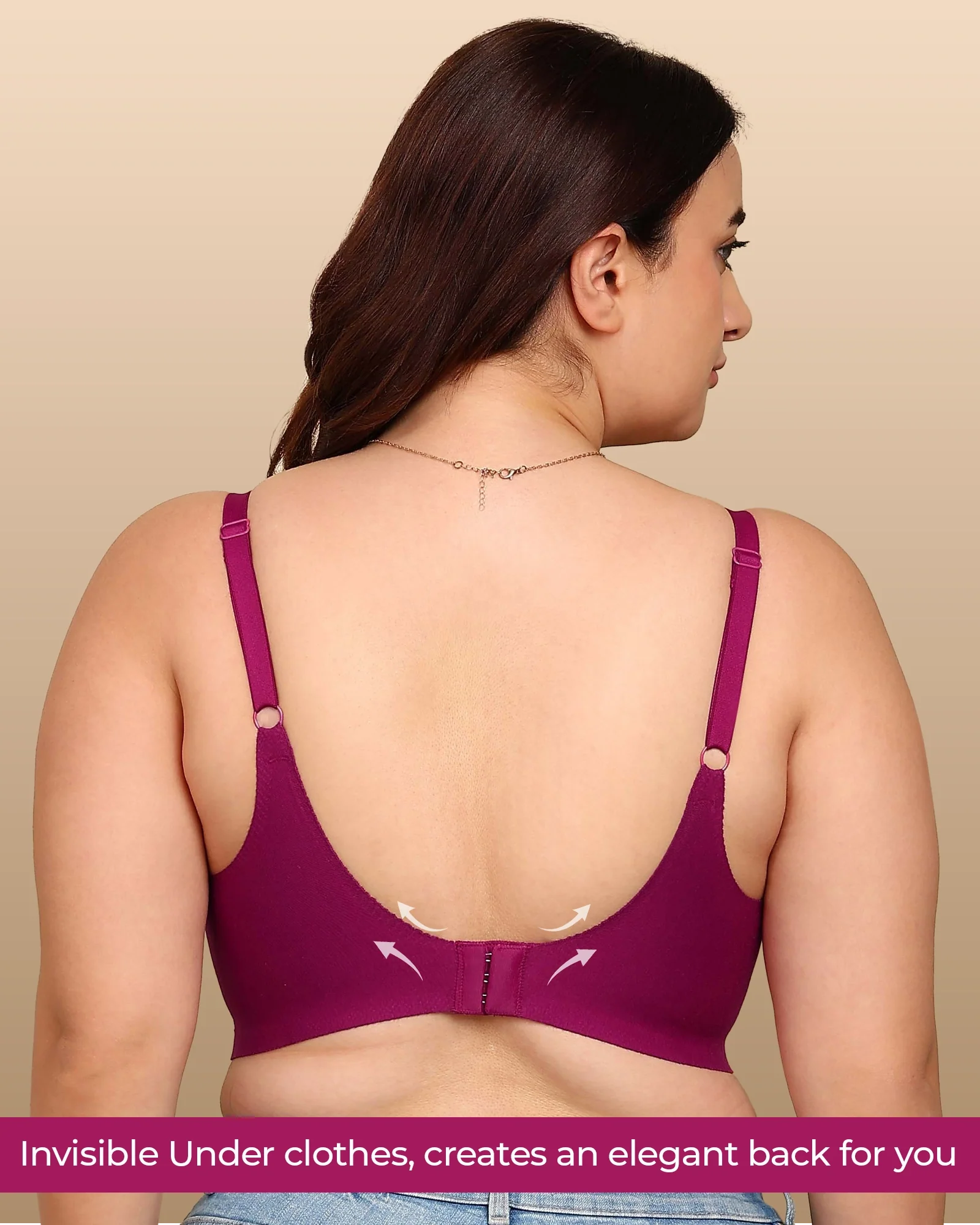 Swanz  Bonded Breathable Cotton Padded Full-Coverage Bra (SB-938)