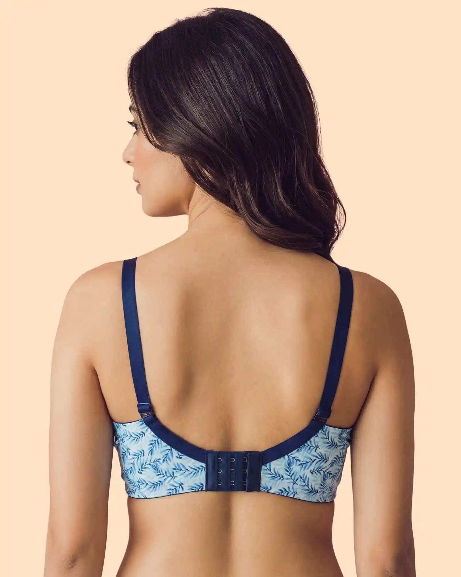 Everyday Lightly Padded Polyamide Printed Bonded Bra (TW-SB-59927)