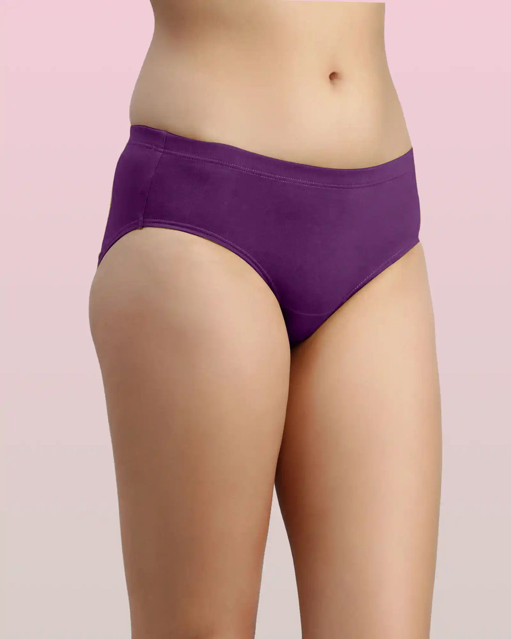 Swanz  High Coverage Cotton Spandex Hipster Panty with Stay-Fresh Treatment (Pack of 6)
