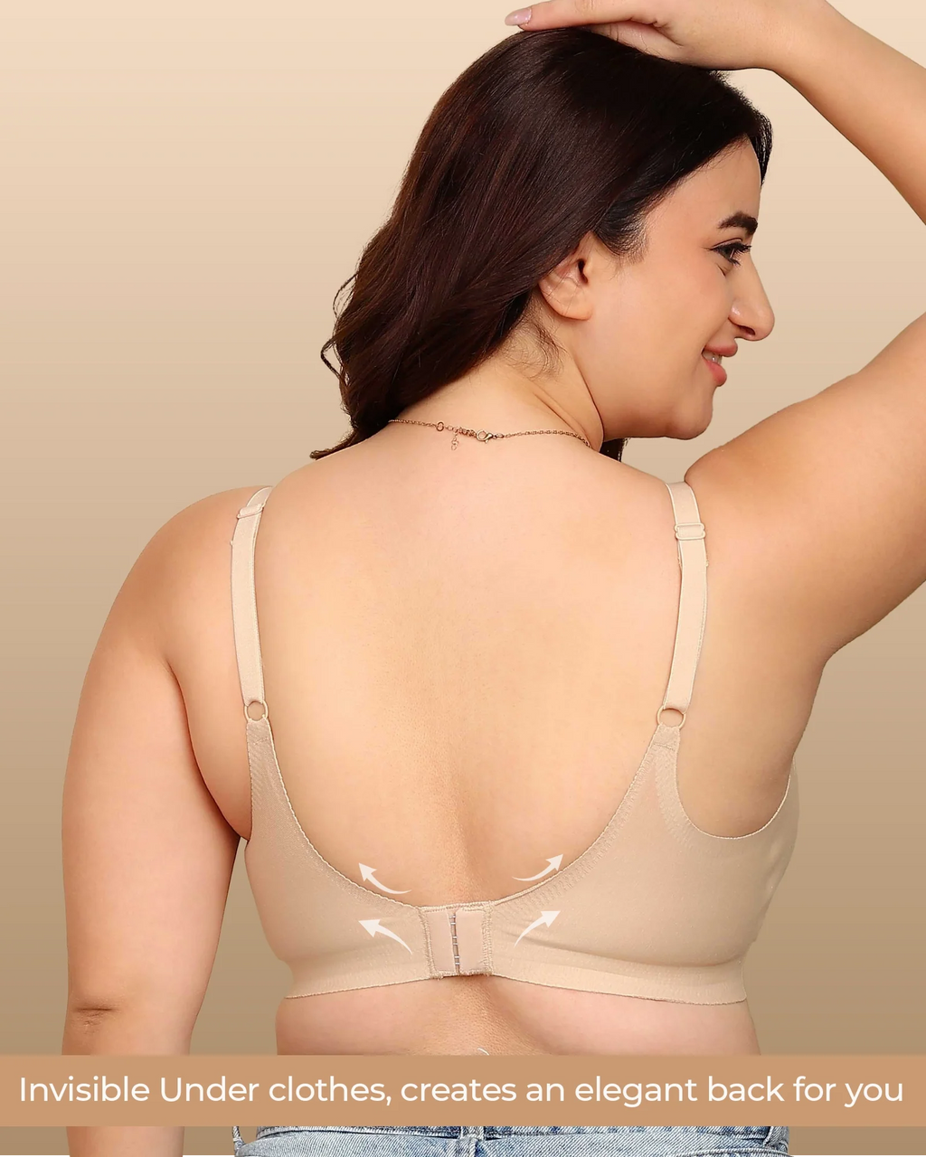 Swanz  Bonded Breathable Cotton Padded Full-Coverage Bra (SB-938)