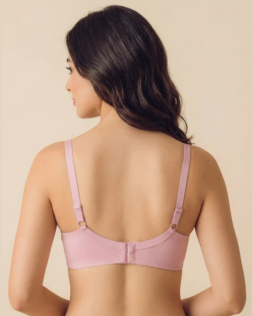Everyday Lightly Padded Non-Wired Polyamide Bonded Bra (TW-95991 Plum)