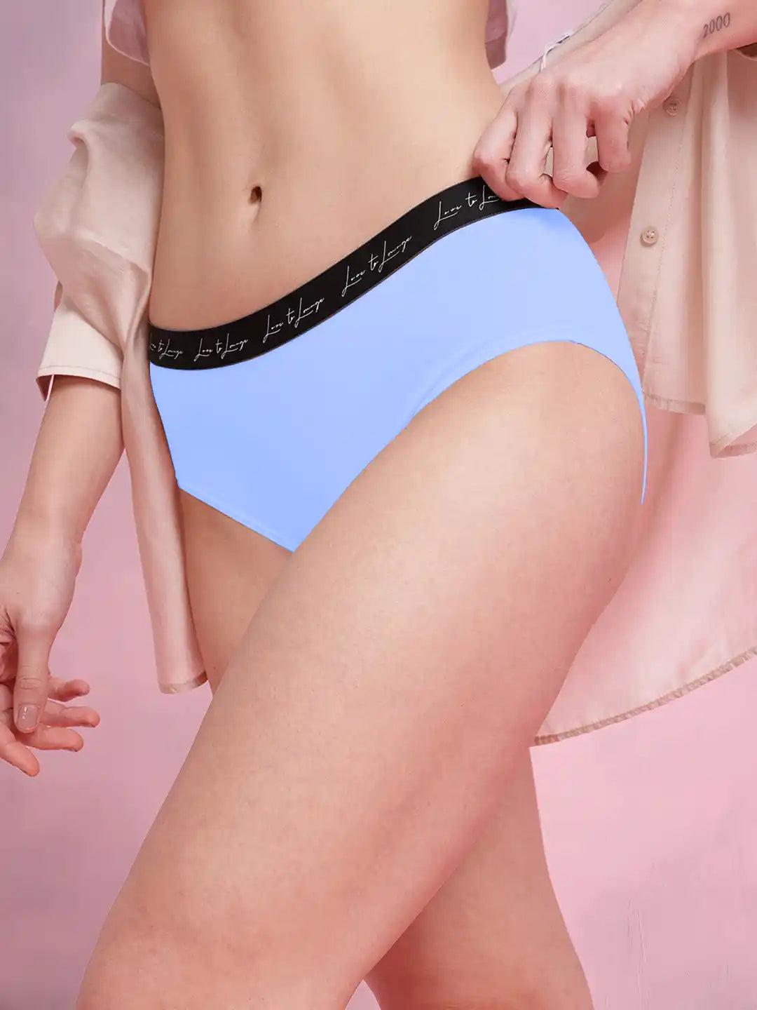 Swanz  Cotton Spandex Panty Soft Stretch Everyday Comfort (Pack of 3)