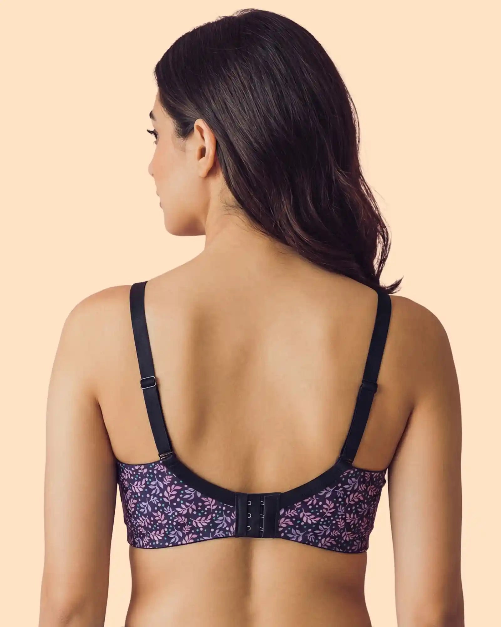 Everyday Lightly Padded Polyamide Printed Bonded Bra (TW-SB-59928)