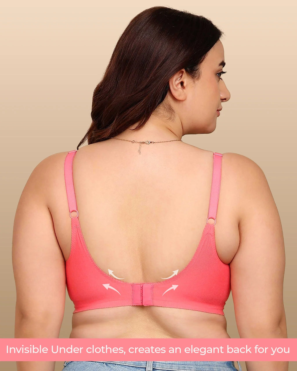 Swanz  Bonded Breathable Cotton Padded Full-Coverage Bra (SB-938)