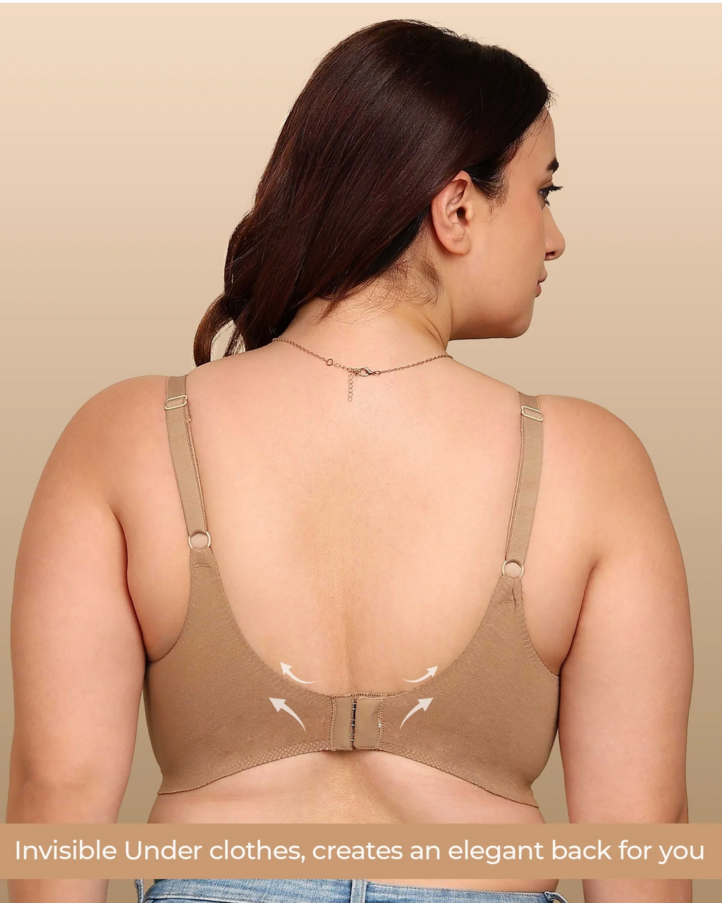 Swanz  Bonded Breathable Cotton Padded Full-Coverage Bra (SB-938)