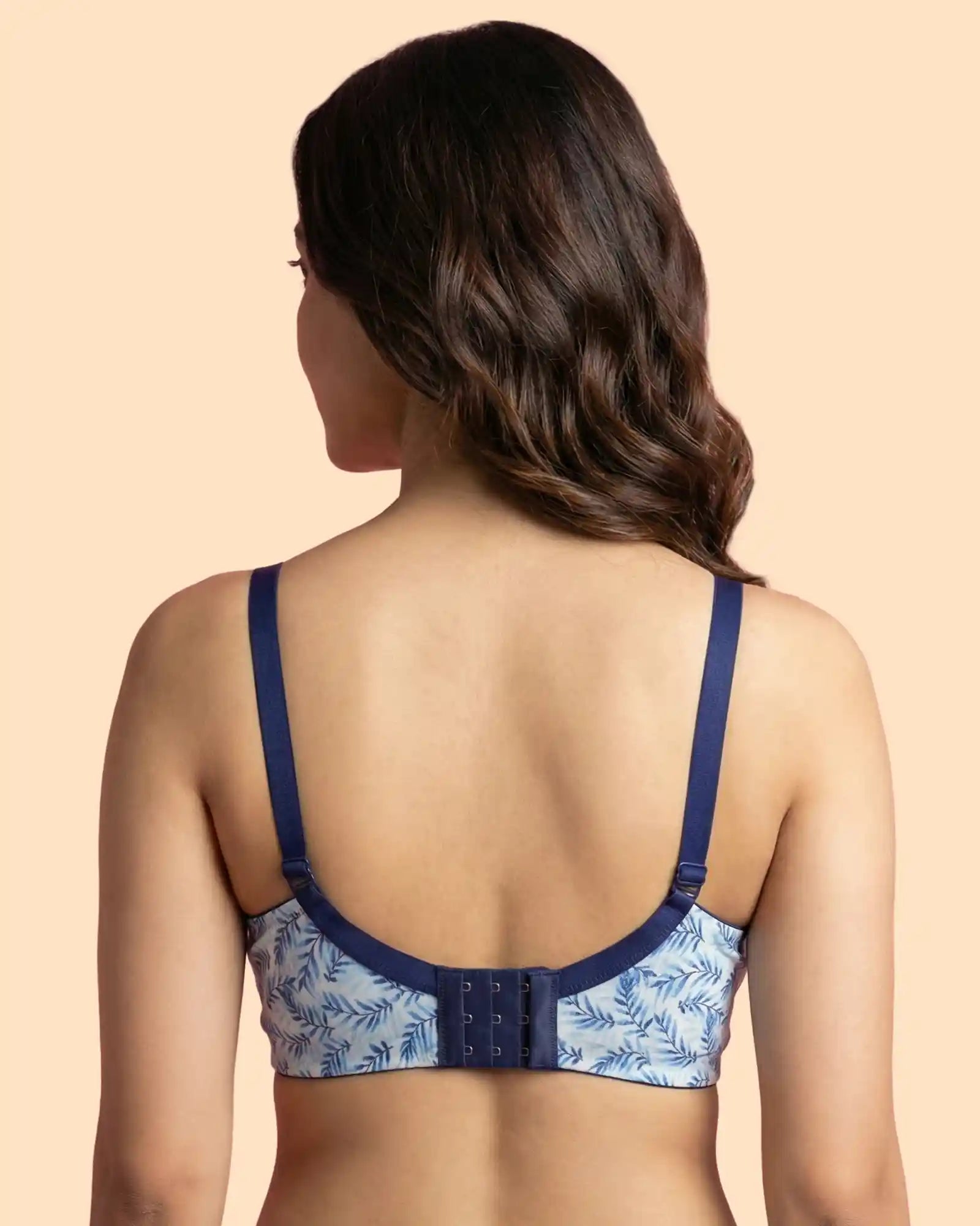 Printed Polyamide Bonded Maximiser Bra (Level-2 Padding) with 3/4th Coverage (TW-SB-51753)
