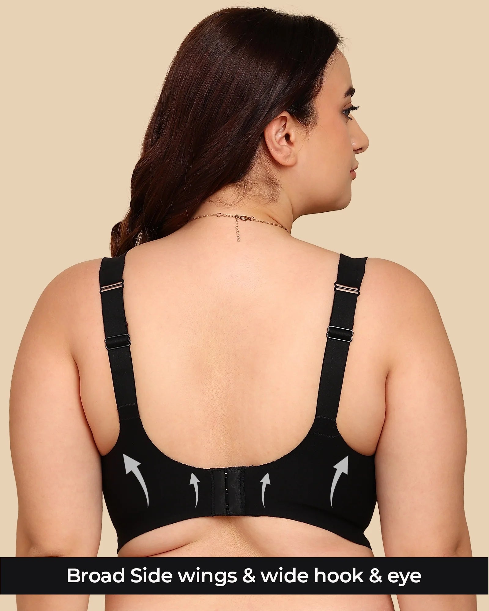 Swanz  Bonded Breathable Cotton Padded Full-Coverage Bra (SB-938)