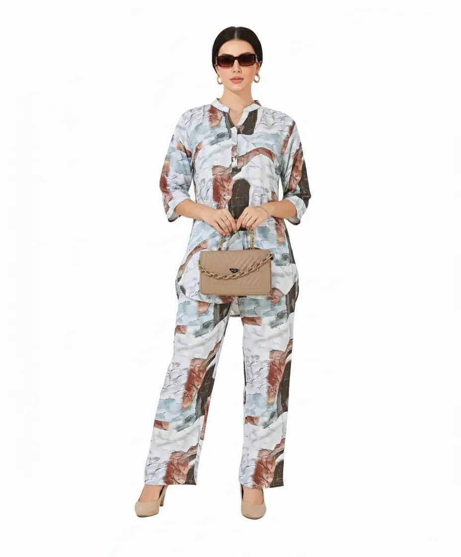 Arolisa  Women’s Premium Rayon Printed Night Suit Set – Soft, Stylish & Ultra-Comfortable Loungewear
