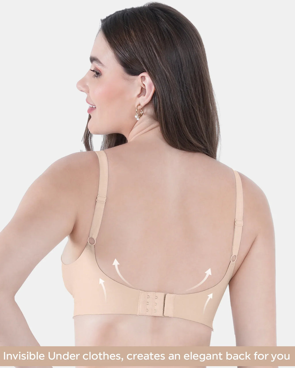 Swanz  Bonded Polyamide Full-Coverage Padded Bra (SB-968) (Skin)